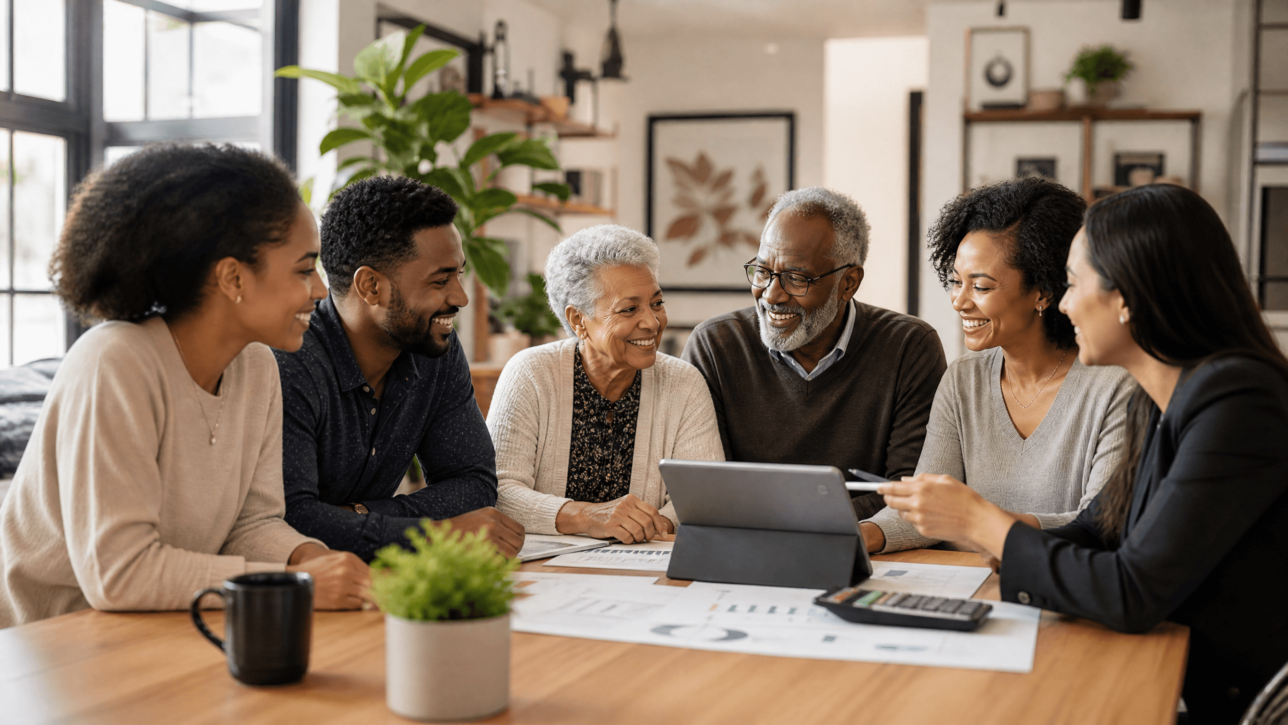 Family planning their financial future